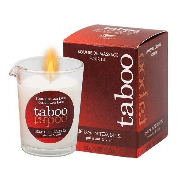 RUF TABOO VELA DE MASAJE PARA EL JEUX INTERDITS AROMA LIQUEN SALVAJE