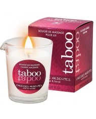 RUF TABOO VELA DE MASAJE PARA EL CARESSES ARDENTES AROMA HELECHO