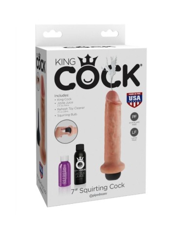 KING COCK DILDO SQUIRTING 178 CM NATURAL KING COCK DILDO SQUIRTING 178 CM NATURAL