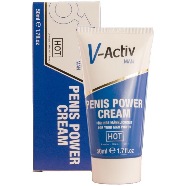 HOT V ACTIV PENIS POWER CREMA PARA HOMBRE 50 ML
