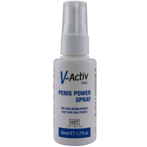 HOT V ACTIV PENIS POWER SPRAY PARA HOMBRE 50 ML