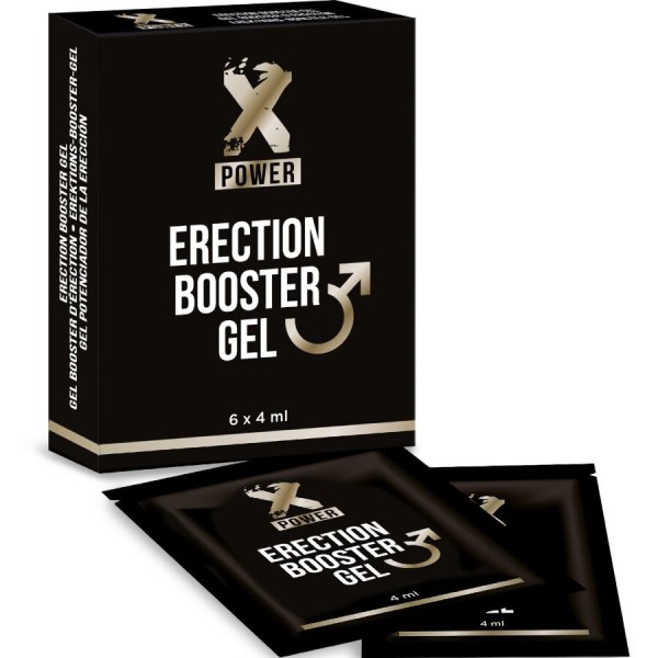 XPOWER ERECTION BOOSTER GEL POTENCIADOR ERECCION 6 X 4 ML