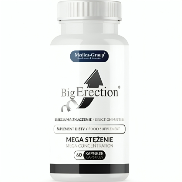 Big Erection Complemento Alimenticio Natural para la Vitalidad Masculina y el Rendimiento Intimo