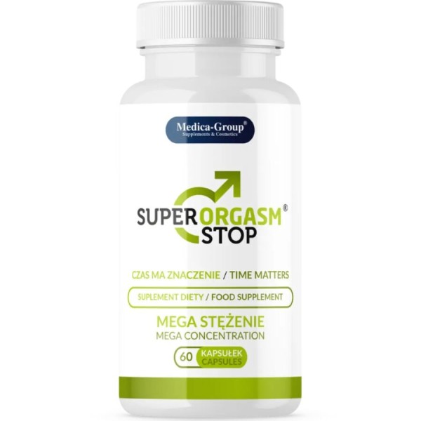 Super Orgasm Stop Capsulas Naturales para el Control de la Eyaculacion y Mayor Resistencia Sexual
