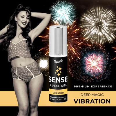 COQUETTE CHIC DESIRE PULSE GEL FRESA VIBRACION LIQUIDA PREMIUM 6ML