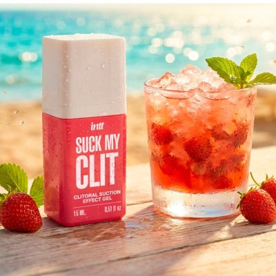 INTT SUCK MY CLIT GEL EFECTO SUCCION FRESAS SILVESTRES 15 ML