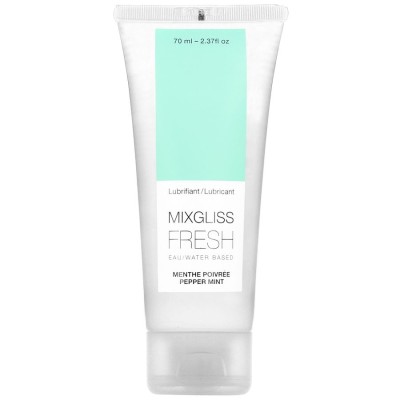 MIXGLISS LUBRICANTE BASE AGUA EFECTO FRIO SABOR A MENTA 70 ML