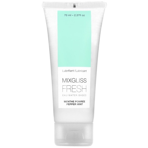 MIXGLISS LUBRICANTE BASE AGUA EFECTO FRIO SABOR A MENTA 70 ML