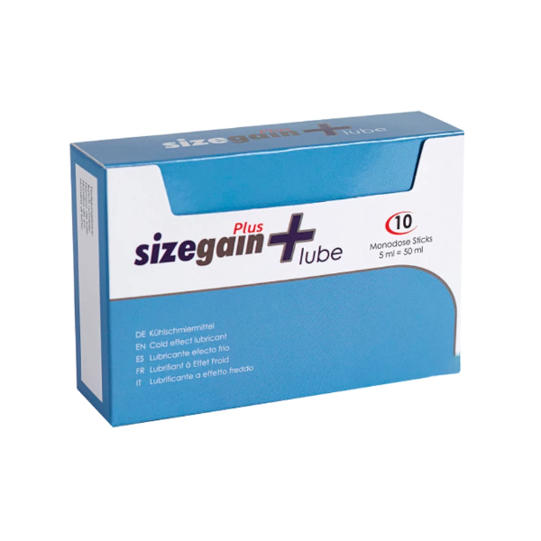500 COSMETICS SIZEGAIN PLUS LUBE LUBRICANTE EFECTO FRIO