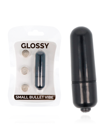 GLOSSY SMALL BALA VIBRADORA NEGRO GLOSSY SMALL BALA VIBRADORA NEGRO