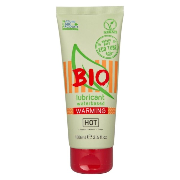HOT BIO LUBRICANT LUBRICANTE BIO BASE AGUA EFECTO CALOR 100 ML