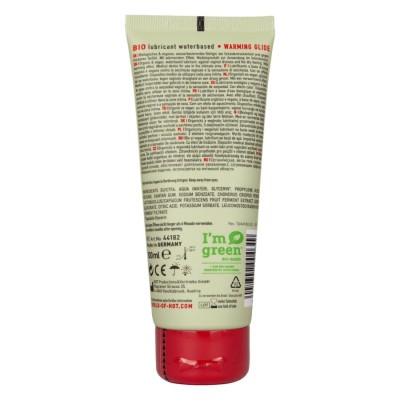 HOT BIO LUBRICANT LUBRICANTE BIO BASE AGUA EFECTO CALOR 100 ML