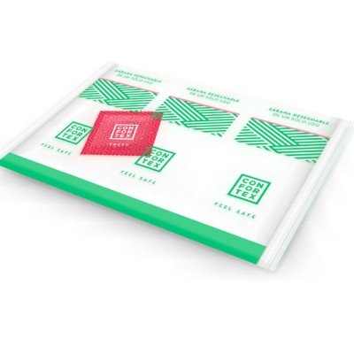 CONFORTEX SABANAS HIGIENICAS DESECHABLES INVIDUAL PRESERVATIVO FRESA