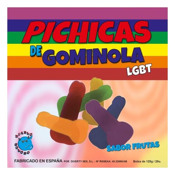 PRIDE PICHITAS DE GOMINOLA FRUTAS LGBT