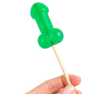 SECRETPLAY PIRULETA PENE CARAMELO MENTA CON EFECTO FRIO