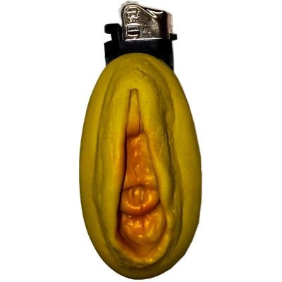 DIABLO PICANTE MECHERO VAGINA DORADO