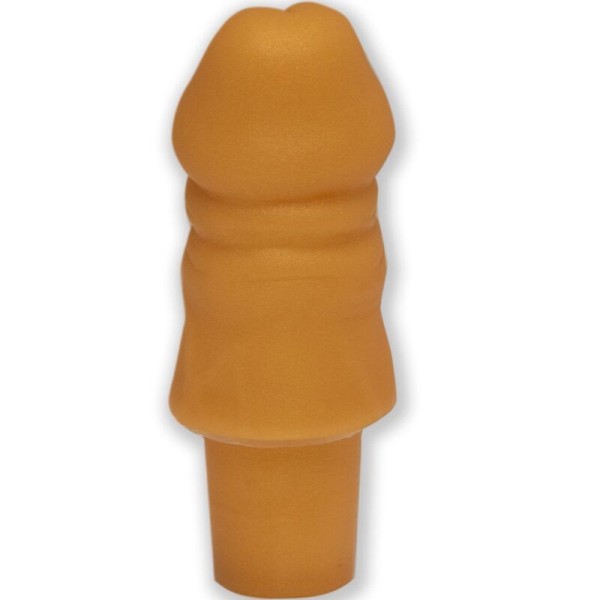 DIABLO PICANTE TAPON FORMA PENE DORADO