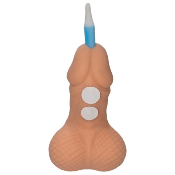 DIABLO PICANTE PENE TONO CLARO VELA NUMERO CUMPLEANOS