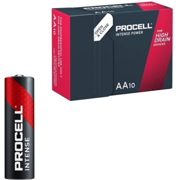 PROCELL INTENSE POWER ALCALINA LR6 AA 15V CAJA10