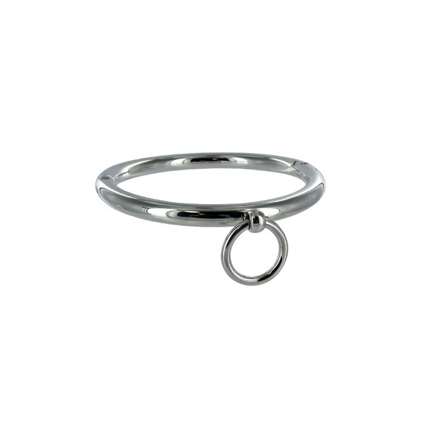 METAL HARD BDSM COLLAR CON ARGOLLA 18CM