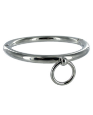 METAL HARD BDSM COLLAR CON ARGOLLA 18CM