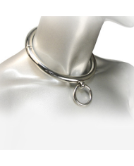 METAL HARD BDSM COLLAR CON ARGOLLA 18CM