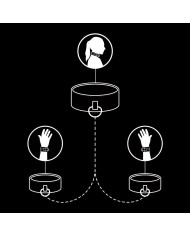 FETISH SUBMISSIVE COLLAR Y ESPOSAS CUERO VEGANO CON FORRO DE NEOPRENO