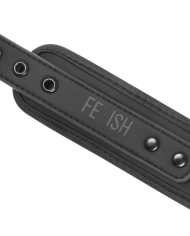 FETISH SUBMISSIVE COLLAR Y ESPOSAS CUERO VEGANO CON FORRO DE NEOPRENO