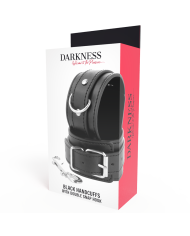 DARKNESS ESPOSAS AJUSTABLES NEGRO CON DOBLE CINTA REFUERZO