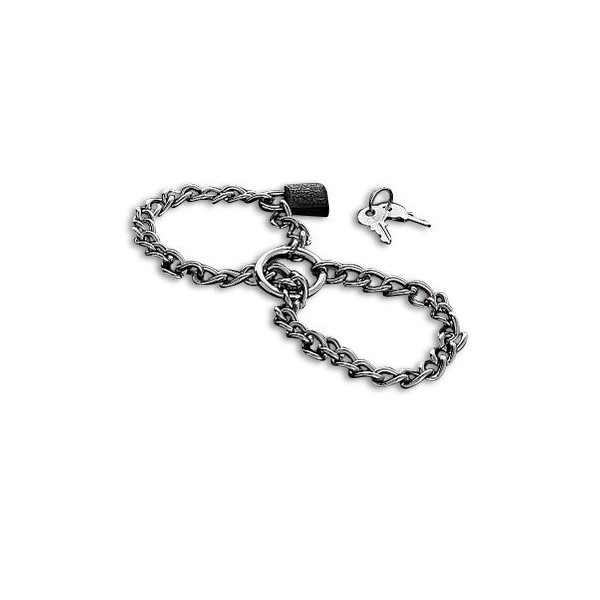 METAL HARD ESPOSAS CON CADENA DE ACERO INOX