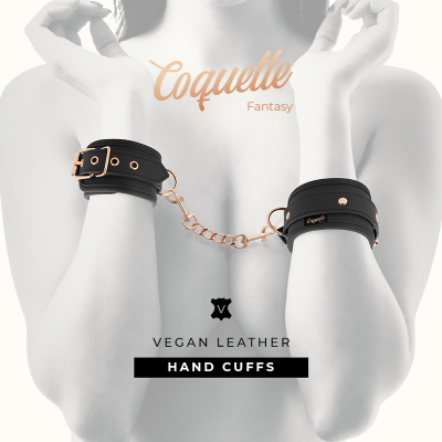 COQUETTE CHIC DESIRE FANTASY ESPOSAS PARA MANOS CUERO VEGANO CON FORRO DE NEOPRENO