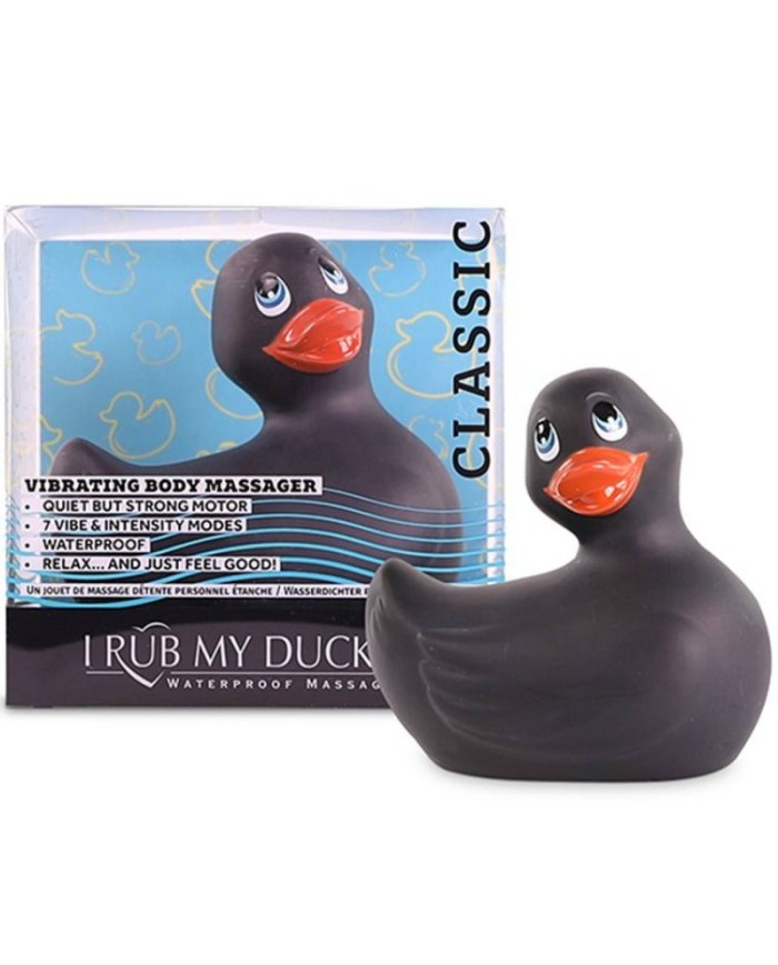 BIG TEASE TOYS I RUB MY DUCKIE CLASSIC PATO VIBRADOR NEGRO