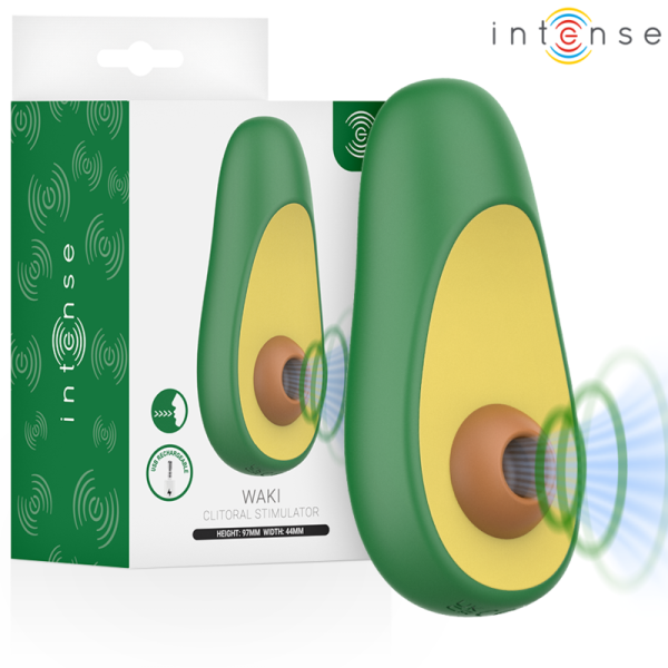 INTENSE WAKI ESTIMULADOR SUCCIONADOR DE CLITORIS AGUACATE