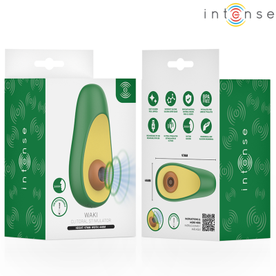 INTENSE WAKI ESTIMULADOR SUCCIONADOR DE CLITORIS AGUACATE