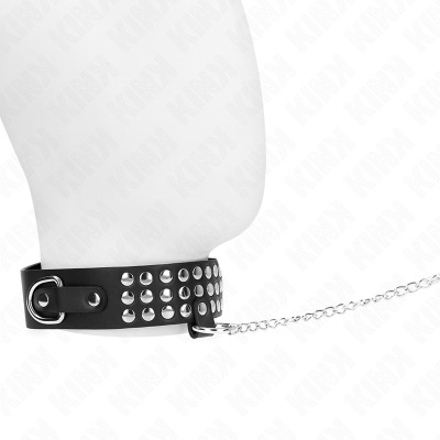 KINK COLLAR CON CORREA 65 CM CON BRILLOS AJUSTABLE 37 42 CM X 53 CM