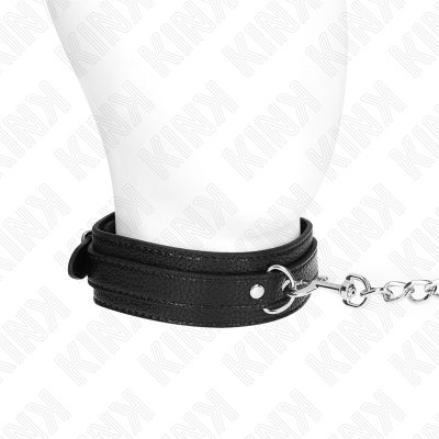 KINK COLLAR CON CORREA 65 CM PATRON DE SERPIENTE