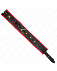 KINK COLLAR CON CORREA ESPONJA IMITACION CUERO MODELO 2 AJUSTABLE 37 54 CM X 3 CM