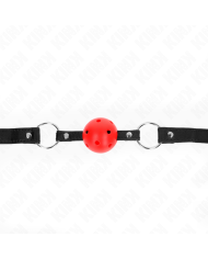 KINK MORDAZA DE BOLA 45 CM ROJA DURA HUECA MODELO 1 635 X 2 CM