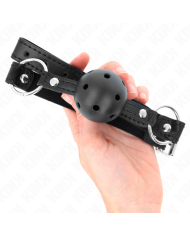 KINK MORDAZA DE BOLA 45 CM NEGRA DURA HUECA MODELO 1 635 X 2 CM