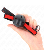 KINK MORDAZA DE BOLA 45 CM DURA HUECA CON CINTURON ELASTICO 56 x 15 CM