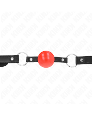 KINK MORDAZA DE BOLA 4 CM TPE ROJO 60 x 2 CM