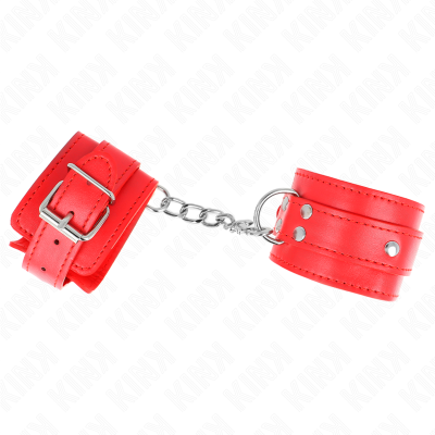 KINK MUNEQUERAS CON 3 ANILLAS EN D AJUSTABLE ROJO 175 25 CM X 6 CM