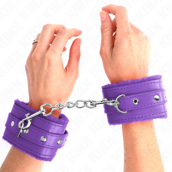 KINK MUNEQUERAS FORRADAS PREMIUM VIOLETA CON CORREA VIOLETA AJUSTABLE 17 29 CM X 6 CM