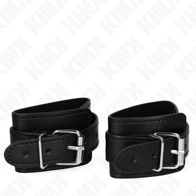 KINK MUNEQUERAS ESTILO MAZMORRA CON CERRADURA NEGRO AJUSTABLE 21 28 CM X 55 CM
