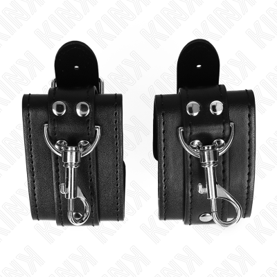 KINK MUNEQUERAS ESTILO MAZMORRA CON CERRADURA NEGRO AJUSTABLE 21 28 CM X 55 CM