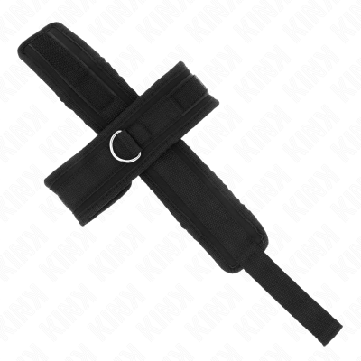KINK MUNEQUERAS CRUZADA NEGRO 34 X 55 CM