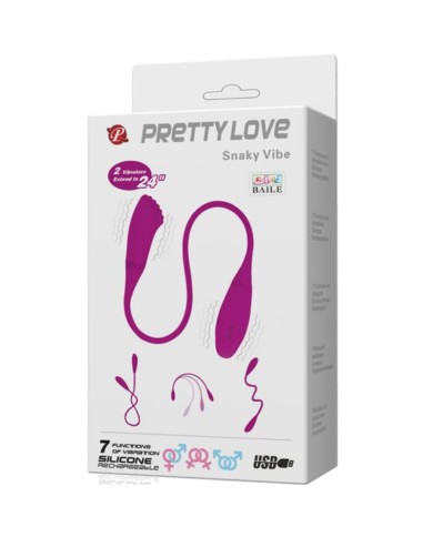PRETTY LOVE SMART SNAKY VIBE VIBRADOR 2 MOTORES PRETTY LOVE SMART SNAKY VIBE VIBRADOR 2 MOTORES