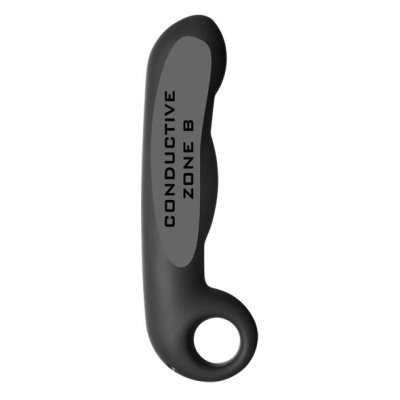 ELECTRASTIM OVID SILICONE NEGRO DILDO