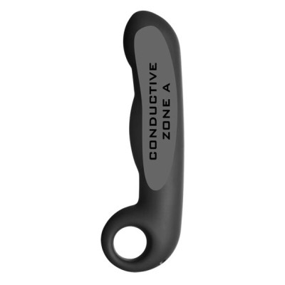 ELECTRASTIM OVID SILICONE NEGRO DILDO