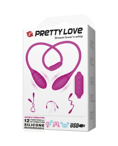 PRETTY LOVE ESTIMULADOR UNISEX DREAM LOVERS WHIP